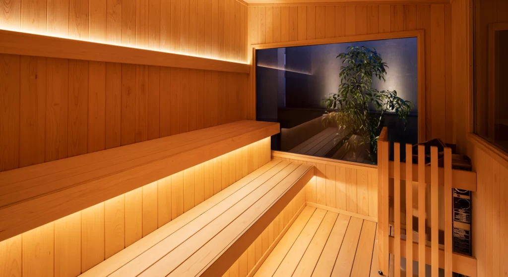 ひとりでサウナ